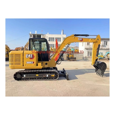 Miniescavatore di seconda mano Cat 306E2 con potenza elevata e elevata stabilità idraulica
