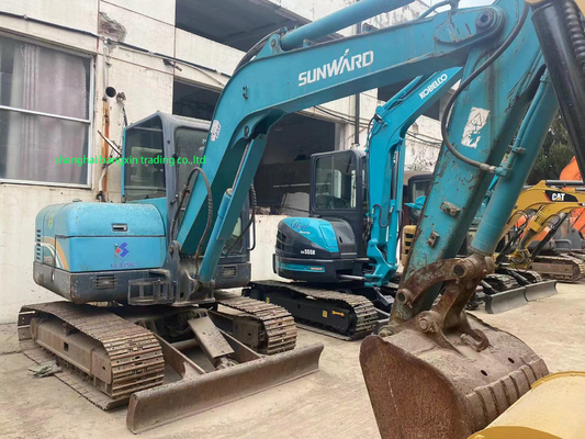 Miniescavatore Sunward SWE60 con valvola idraulica originale e capacità del secchio di 0,23 m3