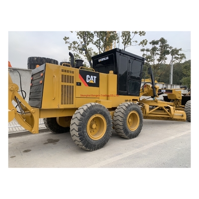 Orari di funzionamento bassi Cat Grader usato Caterpillar 140H Land Leveler con motore Cummins