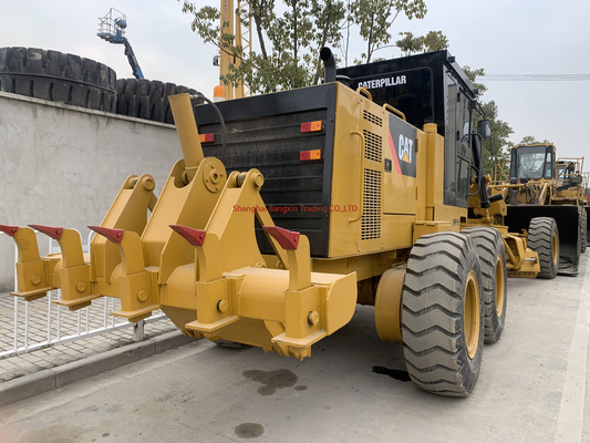 Orari di funzionamento bassi Cat Grader usato Caterpillar 140H Land Leveler con motore Cummins