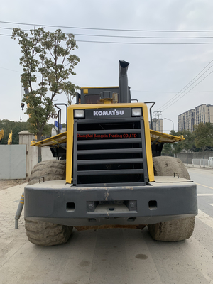 Giappone Origine 21 tonnellate Komatsu WA470 caricatori a ruote usati carico nominale 7 tonnellate pronti al lavoro