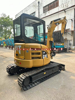 Sì, è possibile ispezionare piccola macchina mini escavatore usato CAT 303 3000 KG peso della macchina