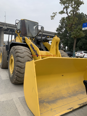 Giappone Origine 21 tonnellate Komatsu WA470 caricatori a ruote usati carico nominale 7 tonnellate pronti al lavoro