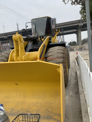 Giappone Origine 21 tonnellate Komatsu WA470 caricatori a ruote usati carico nominale 7 tonnellate pronti al lavoro