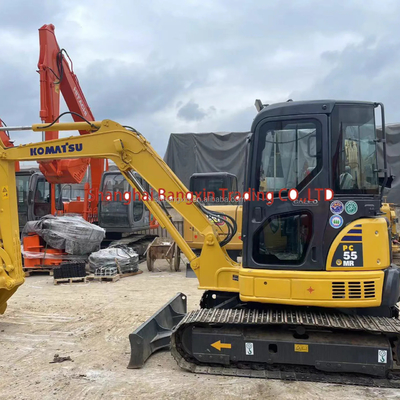Miniescavatore Komatsu PC55MR con 90% di temperatura e cilindro idraulico originale