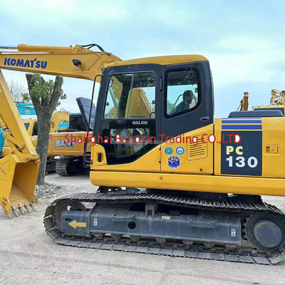 0.5m3 di capacità di secchio komatsu pc130-7 mini escavatore con una forte potenza e stabilità