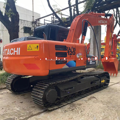 Piccolo mini escavatore Hitachi ZX120 con pompa idraulica originale