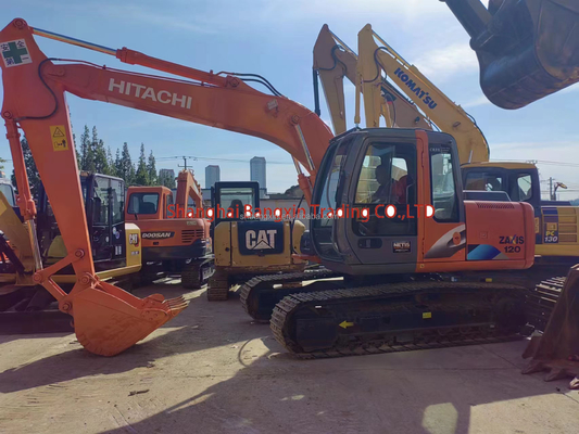 Piccolo mini escavatore Hitachi ZX120 con pompa idraulica originale