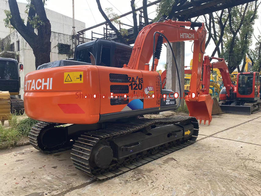 Piccolo mini escavatore Hitachi ZX120 con pompa idraulica originale