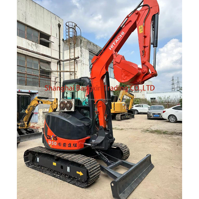 Prodotto in Hitachi zx50U mini escavatore EPA/CE certificato 700 ore di lavoro Buone condizioni