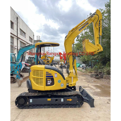 Mini escavatore Komatsu PC40MR con valvola idraulica originale e capacità di secchio di 0,23 m3