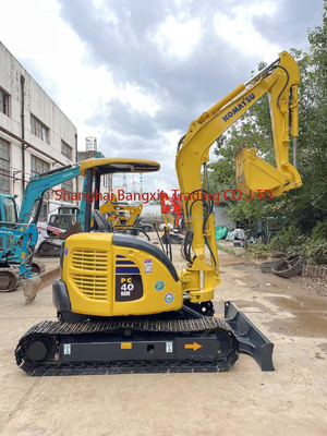 Mini escavatore Komatsu PC40MR con valvola idraulica originale e capacità di secchio di 0,23 m3
