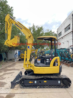 Mini escavatore da 4 tonnellate Komatsu PC40MR con certificato EPA/CE e stabilità idraulica