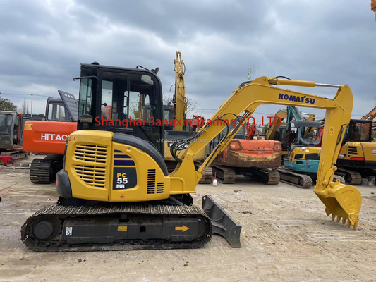 90% Komatsu Excavator usato Spedizione gratuita 5 tonnellate Mini Macchina idraulica PC55MR