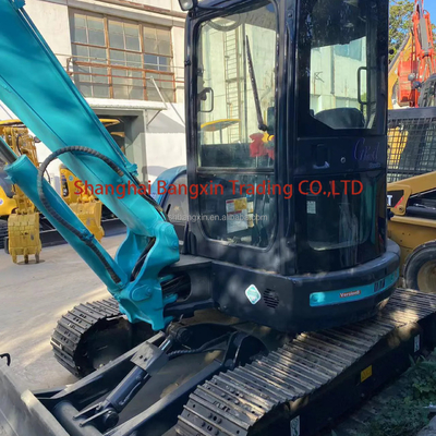 700 ore di lavoro Mini escavatore usato Kobelco SK55 Forte potenza e stabilità idraulica