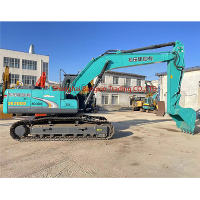 Escavatori usati da 20 tonnellate kobelco sk200-6e con tempo di consegna di 7 giorni e tutte le funzioni normali