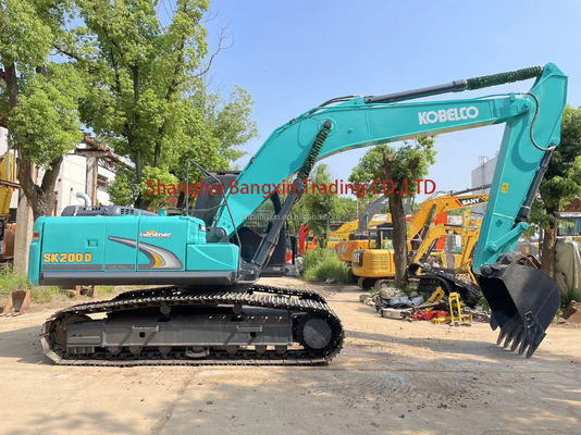 Escavatori usati Kobelco SK200-8 con certificazione EPA/CE e capacità di 1m3