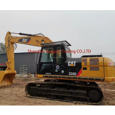 20 tonnellate di peso della macchina mini escavatore usato CAT 320D a Shanghai, approvato CE/EPA