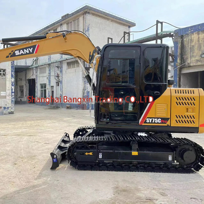 SANY SY75C mini escavatore 7500 KG Peso della macchina e design compatto