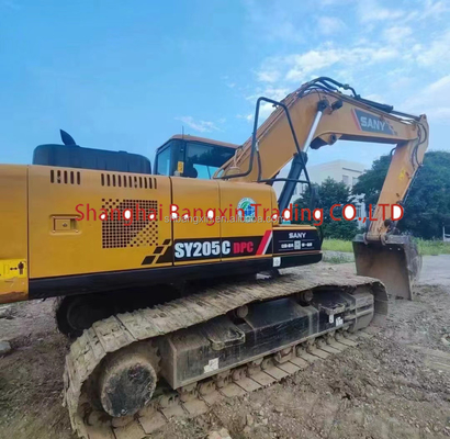 Forte potenza e stabilità idraulica SANY SY205C mini escavatore 20000 KG Peso della macchina