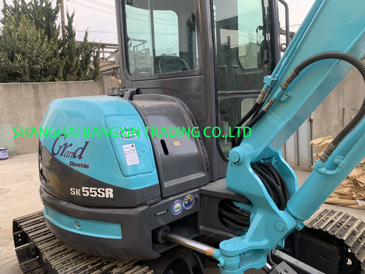 Buone condizioni mini escavatore Kobelco SK55SR forte potenza e stabilità idraulica
