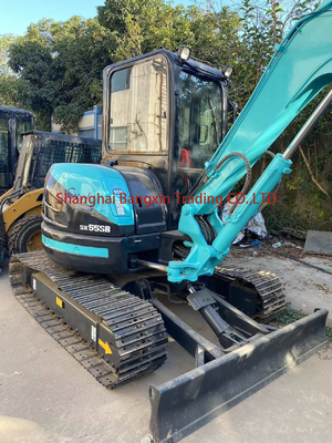 Kobelco ha utilizzato un escavatore SK55 ad alta stabilità idraulica con certificazione EPA/CE