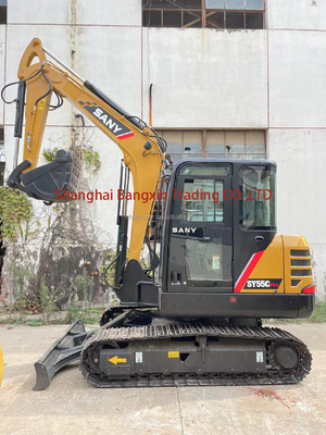 5.5TON Peso operativo Sany SY55C Scavatrice per eccellenti prestazioni di lavoro