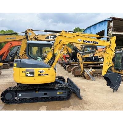 90% escavatore giapponese retroescalatore idraulico Komatsu PC78US con tutte le funzioni normali