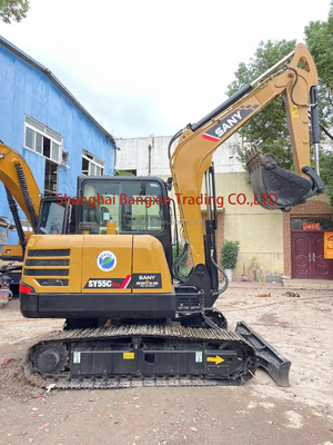 5.5TON Peso operativo Sany SY55C Scavatrice per eccellenti prestazioni di lavoro