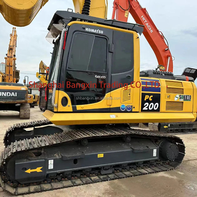 Originale Giappone Usato Komatsu PC200 Escavatore con Poche Ore e 1m3 di Capacità di Scavo