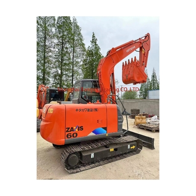 6000 KG Hitachi ZX60 escavatore di seconda mano Giapponese Macchine usate e affidabilità