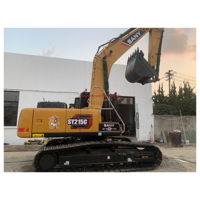 Escavatore Sany SY215 con potenza e stabilità idraulica