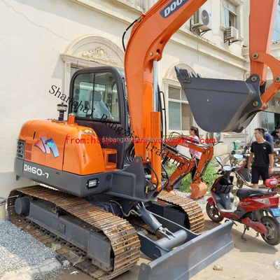 700 ore di lavoro utilizzato Doosan DH60-7 Crawler Excavator con 1 e dopo il supporto di vendita