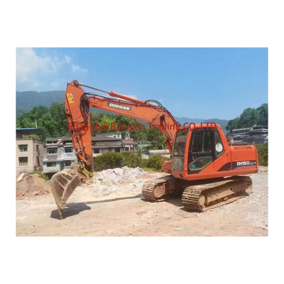 15000 KG Doosan DH150LC-7 escavatore eccellente prestazioni di lavoro 1 anno dopo la vendita