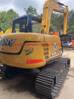 Mini escavatore Sany SY75 usato con motore cat e pompa idraulica originale in buone condizioni
