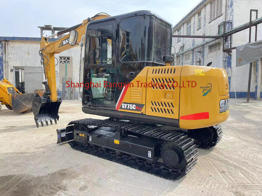 2022 Sany SY75 Used Crawler Excavator in ottime condizioni con capacità di 0.27 secchi