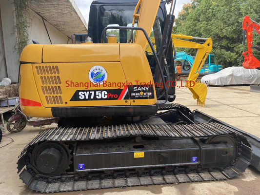 2022 Sany SY75 Used Crawler Excavator in ottime condizioni con capacità di 0.27 secchi