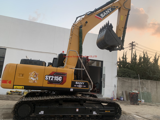 Global Used Excavator Sany SY215 Machinery 21ton con cilindro idraulico originale