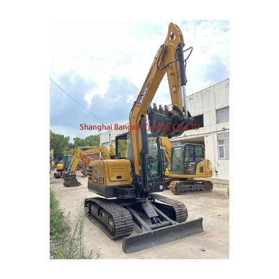 Sany SY55C Used Excavator Global con cilindro idraulico originale e 76KW di potenza