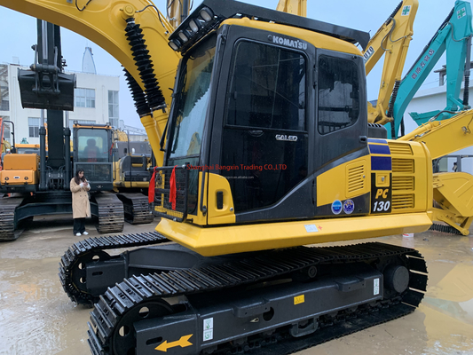 Scavatori idraulici PC130 originali Komatsu utilizzati per progetti di costruzione