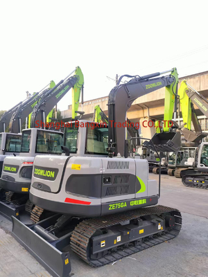 800 ore di lavoro utilizzato Zoomlion ZE75GA escavatore per la costruzione ingegneristica al meglio
