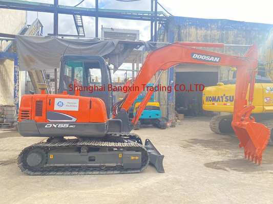 Possiamo ispezionare Doosan DH55 mini escavatore con eccellenti prestazioni di lavoro e 1