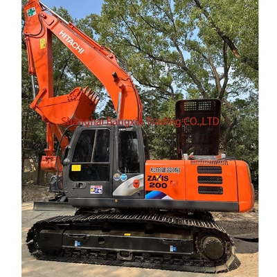 Buona scavatrice di seconda mano, giapponese, originale Hitachi ZX200.