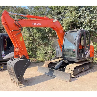 Buona condizione mini escavatore usato Hitachi ZX70 da 7 tonnellate con spedizione gratuita nel 2023