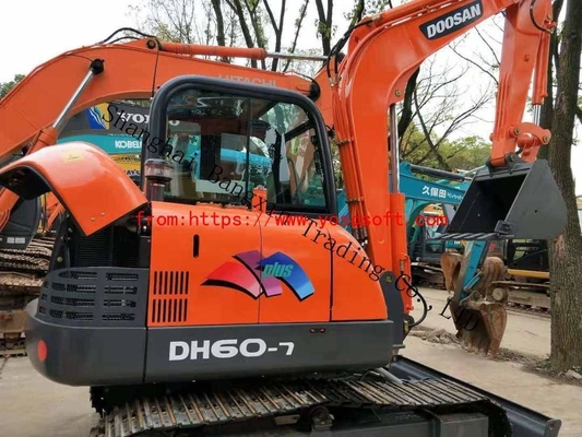 90% DH60-7 Mini escavatore utilizzato per la macchina di costruzione di escavatori a trascinatore
