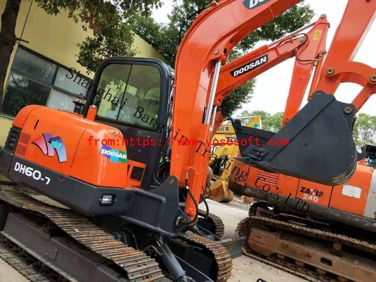 90% DH60-7 Mini escavatore utilizzato per la macchina di costruzione di escavatori a trascinatore