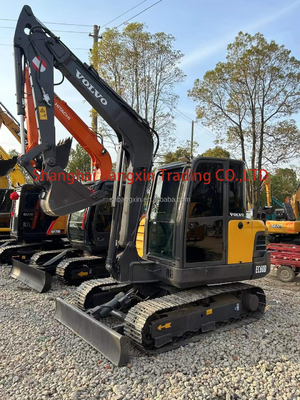 VOLVO EC60D mini escavatore di seconda mano con valvola idraulica originale e motore ISUZU