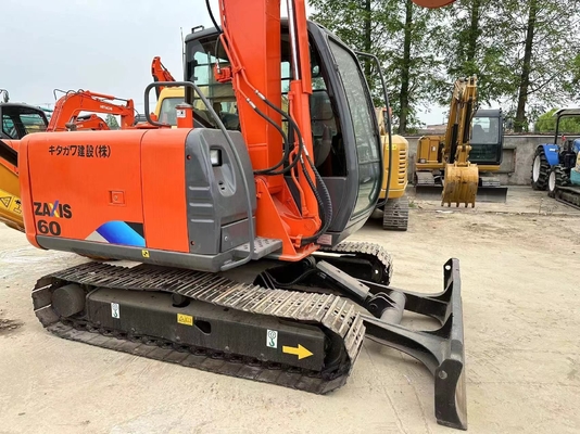 Il 90% usato Hitachi ZX60 mini escavatore di 6 tonnellate Made in Giappone per le vostre esigenze industriali