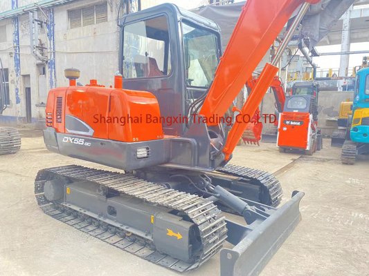 Mini escavatore Doosan DH55 da 5 tonnellate con pompa idraulica originale e 1