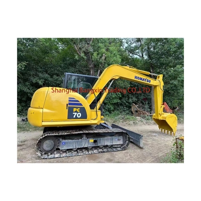 Escavatori a trascinatore Komatsu PC70 usati con valvola idraulica originale di 7000 KG